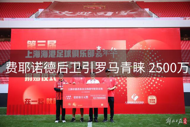 费耶诺德后卫引罗马青睐 2500万欧报价展开拉锯战